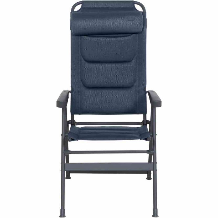 Campingstuhl 'Premium' klappbar Aluminium blau 61 x 121 x 48 cm