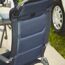 Campingstuhl 'Premium' klappbar Aluminium blau 61 x 121 x 48 cm
