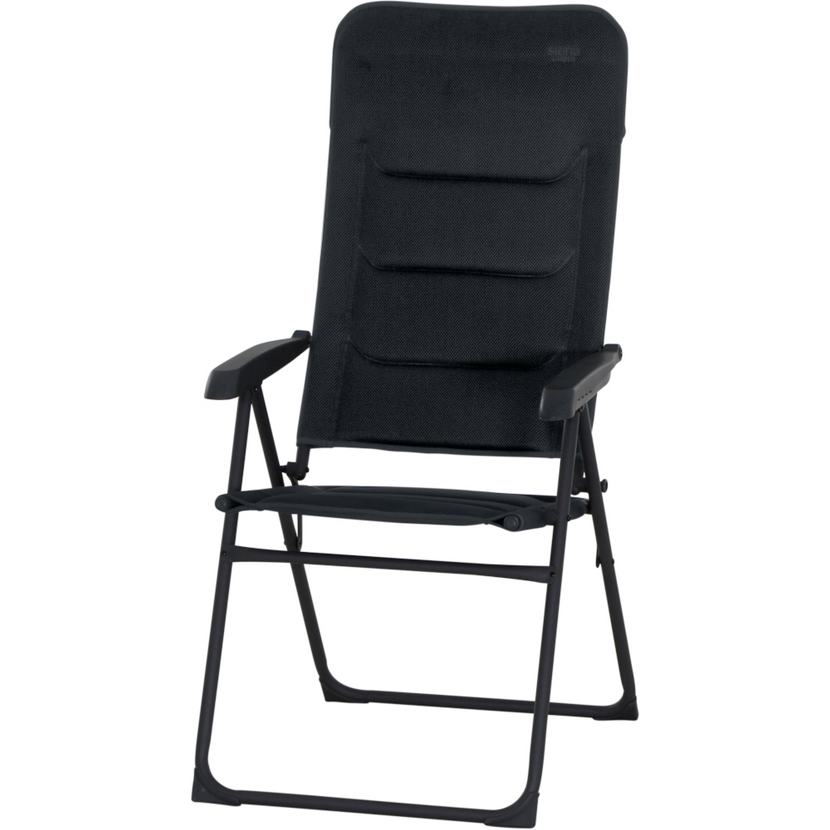 Campingstuhl 'Premium' klappbar Aluminium anthrazit 70,5 x 118 x 48 cm