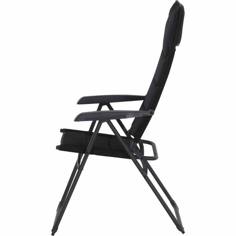 Campingstuhl 'Premium' klappbar Aluminium anthrazit 70,5 x 118 x 48 cm
