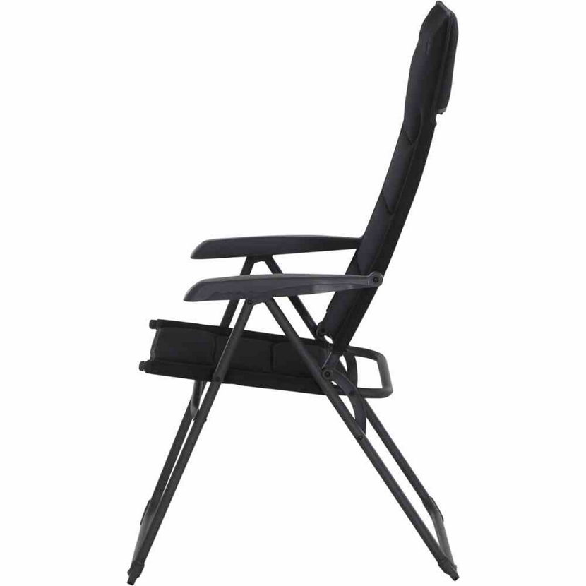 Campingstuhl 'Premium' klappbar Aluminium anthrazit 70,5 x 118 x 48 cm