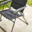 Campingstuhl 'Premium' klappbar Aluminium anthrazit 70,5 x 118 x 48 cm