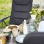 Campingstuhl 'Premium' klappbar Aluminium anthrazit 70,5 x 118 x 48 cm