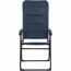 Campingstuhl 'Premium' klappbar Aluminium blau 70,5 x 118 x 48 cm