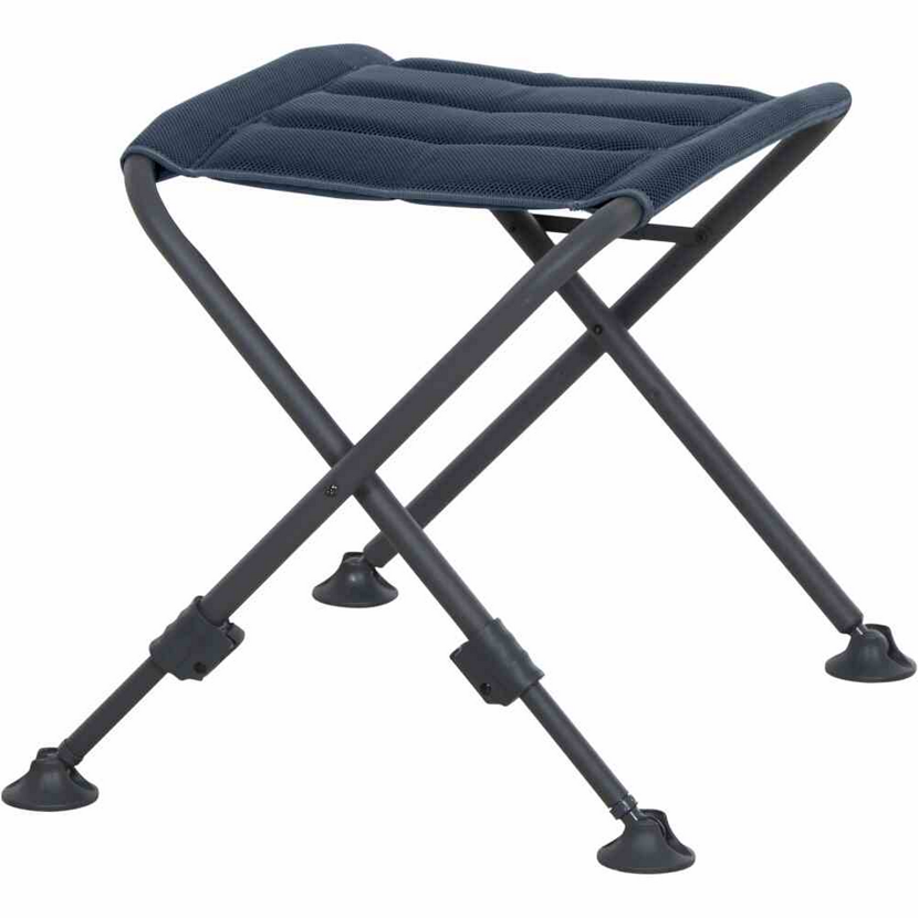 Campinghocker 'Premium' klappbar Aluminium blau 66 x 52 x 45 cm