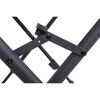 Campinghocker 'Premium' klappbar Aluminium blau 66 x 52 x 45 cm