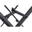 Campinghocker 'Premium' klappbar Aluminium blau 66 x 52 x 45 cm