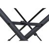 Campinghocker 'Premium' klappbar Aluminium blau 66 x 52 x 45 cm