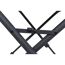 Campinghocker 'Premium' klappbar Aluminium blau 66 x 52 x 45 cm