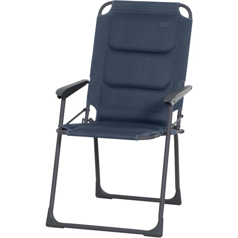 Campingstuhl 'Premium' klappbar Aluminium blau 57,5 x 100 x 48 cm