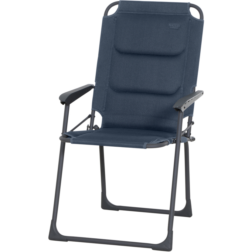 Campingstuhl 'Premium' klappbar Aluminium blau 57,5 x 100 x 48 cm