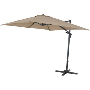 Ampelschirm 'Vito' taupe Ø 250 cm