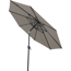 Mittelstockschirm 'Cedro' taupe/meliert Ø 300 cm