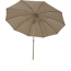 Mittelstockschirm 'Paolo Push' taupe Ø 270 cm