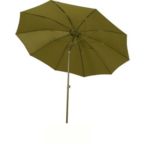 Mittelstockschirm 'Paolo Push' olivefarben Ø 270 cm