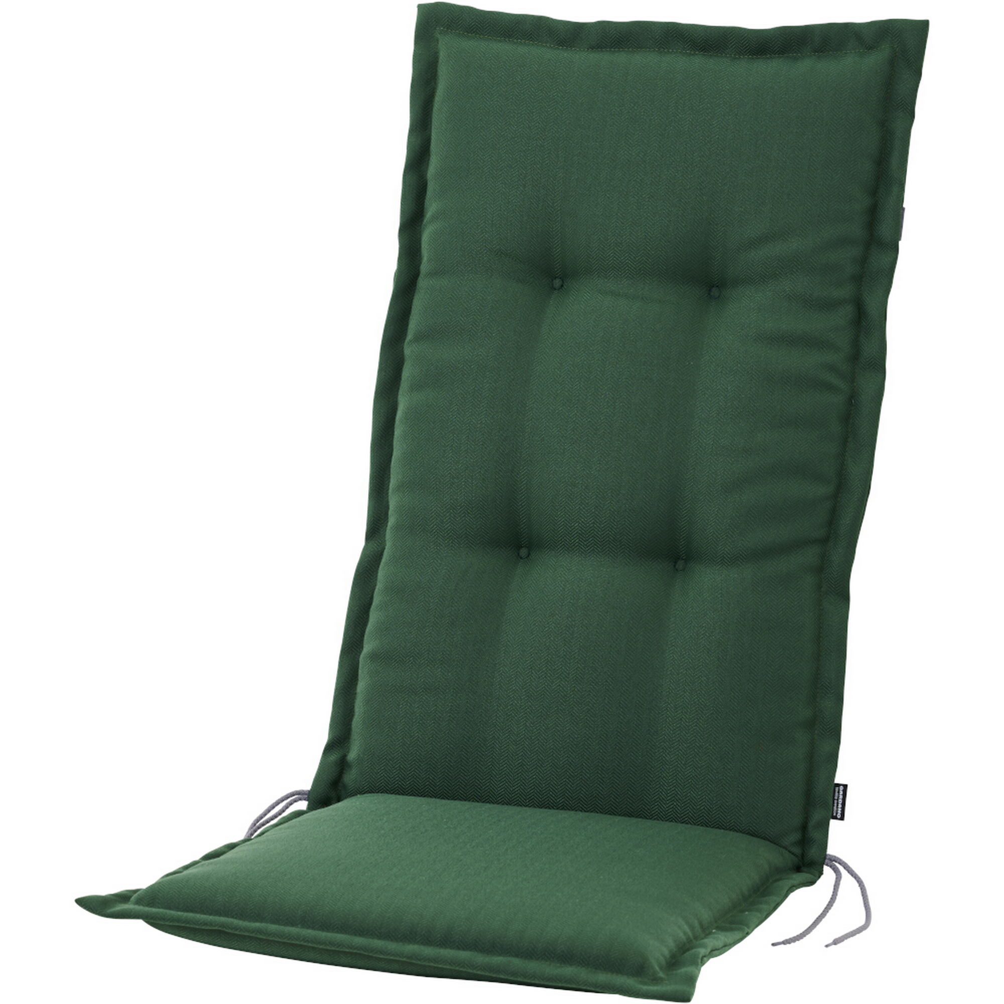 Sesselauflage 'Gardamo Mirage' smaragdfarben 48 x 120 x 6 cm