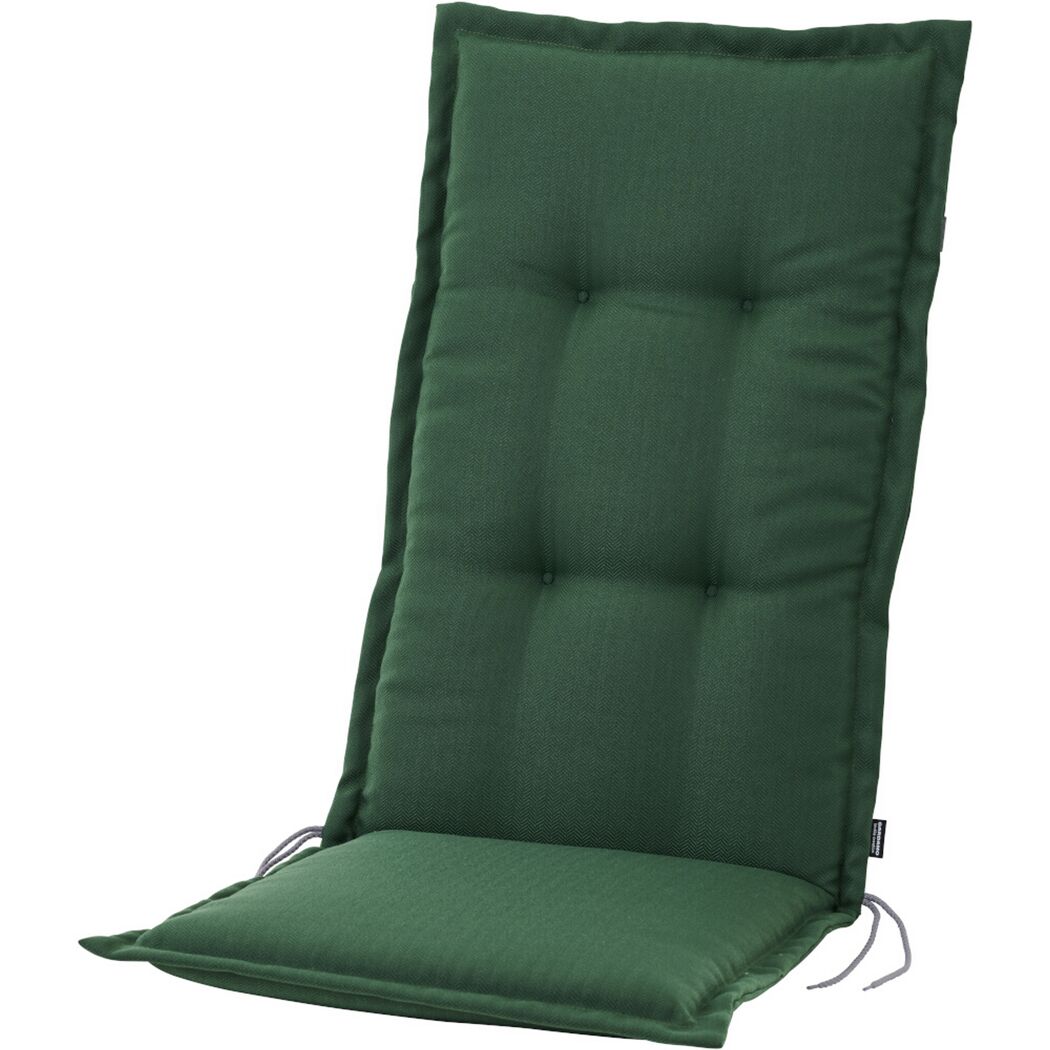 Hochlehner-Auflage 'Gardamo Mirage' grün/dunkelgrün 48 x 120 x 6 cm