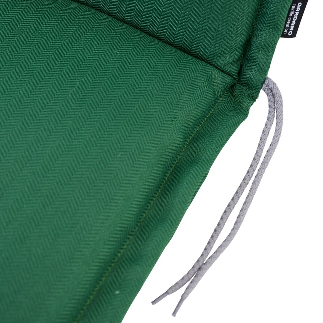 Hochlehner-Auflage 'Gardamo Mirage' grün/dunkelgrün 48 x 120 x 6 cm