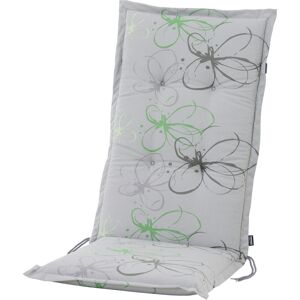 Sesselauflage 'Gardamo Mirage' grau/grün 48 x 120 x 6 cm