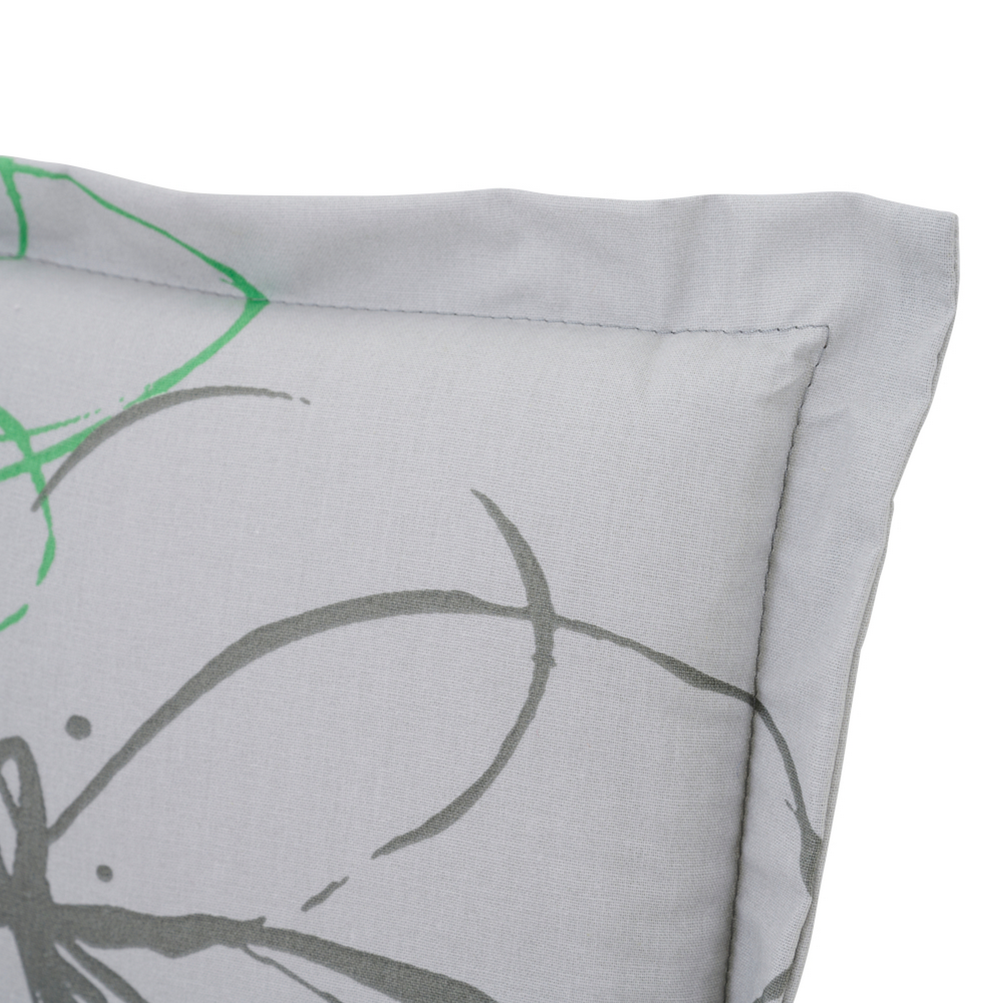 Sesselauflage 'Gardamo Mirage' grau/grün 48 x 120 x 6 cm