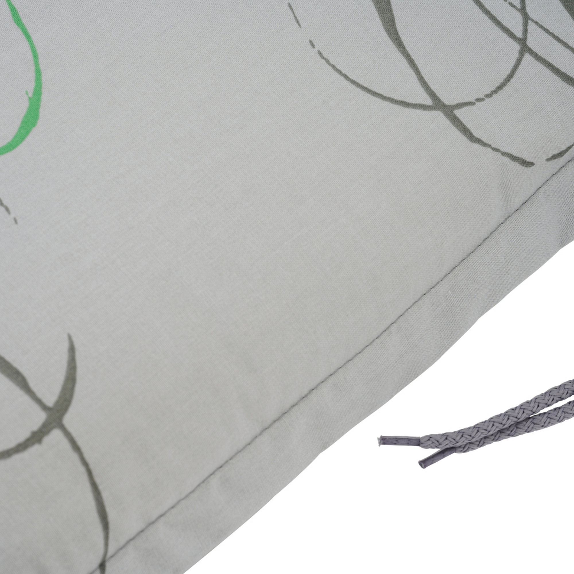 Sesselauflage 'Gardamo Mirage' grau/grün 48 x 120 x 6 cm