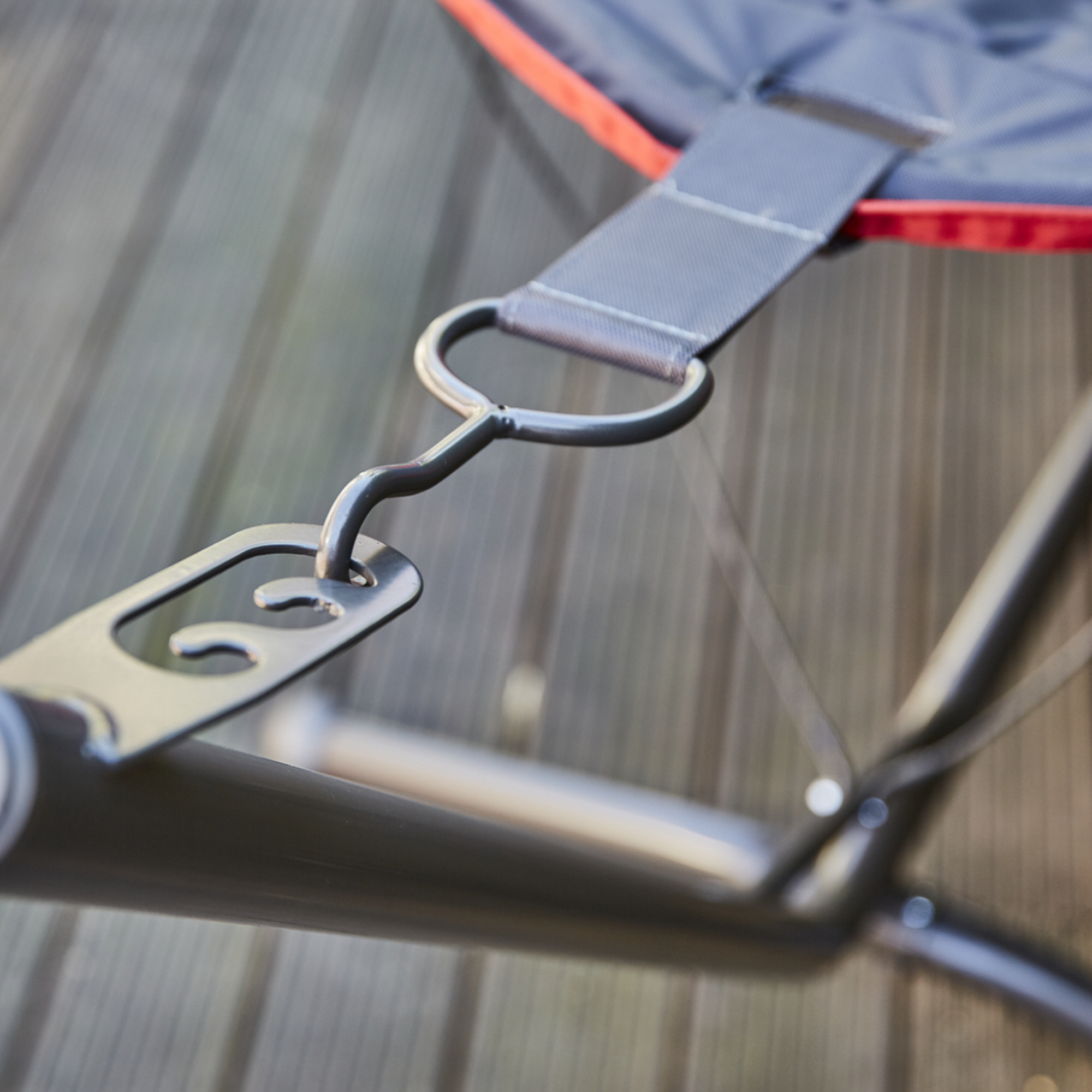 Hängematte 'Bahia' mit Gestell anthrazit 305 x 104 x 105 cm