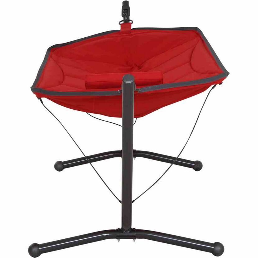 Hängematte 'Bahia' mit Gestell rot 305 x 104 x 105 cm