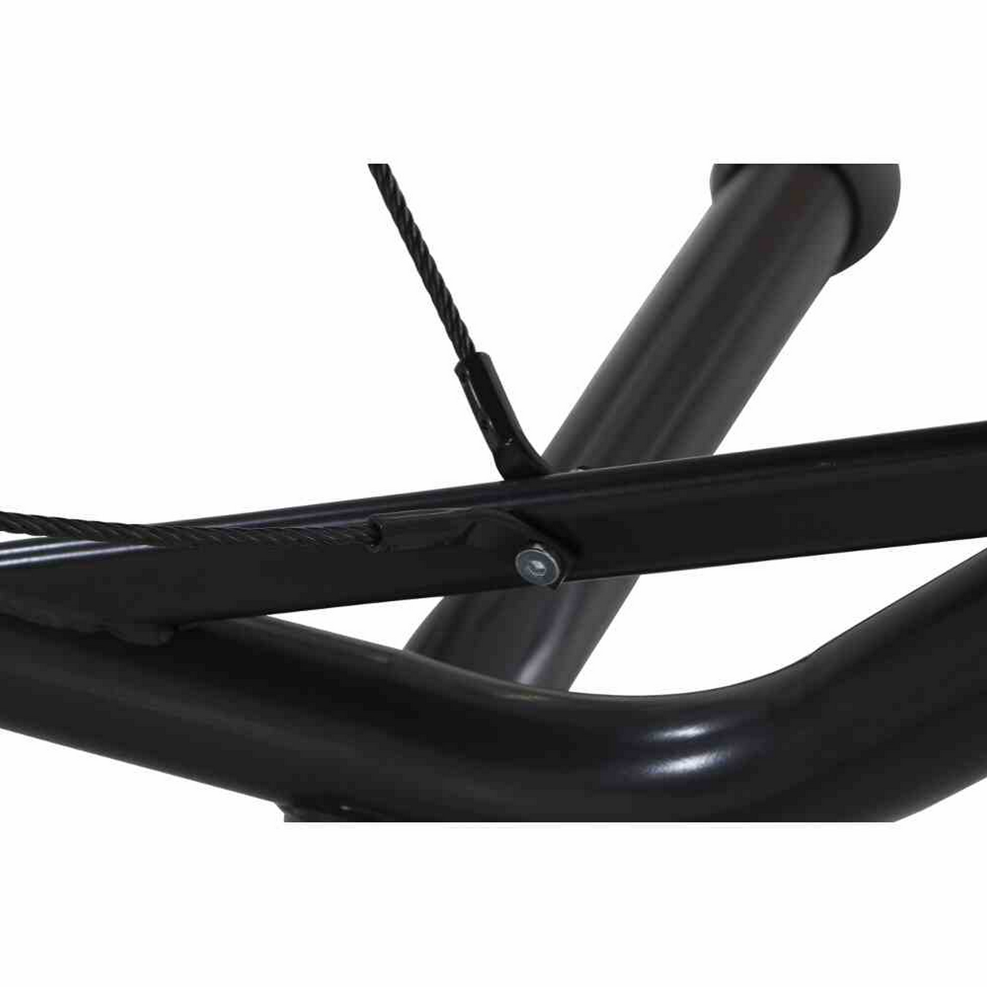 Hängematte 'Bahia' rot/grau 105 x 104 x 305 cm