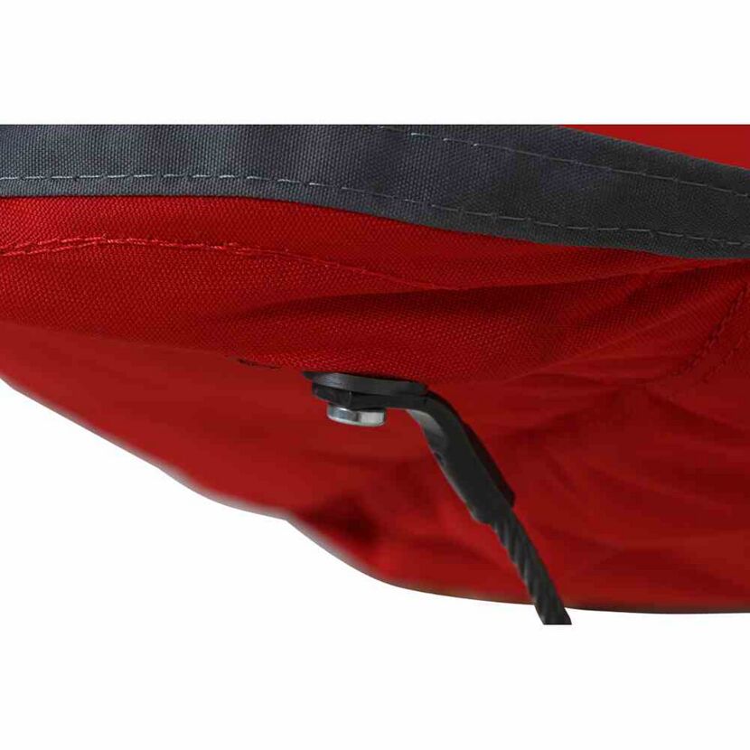 Hängematte 'Bahia' mit Gestell rot 305 x 104 x 105 cm