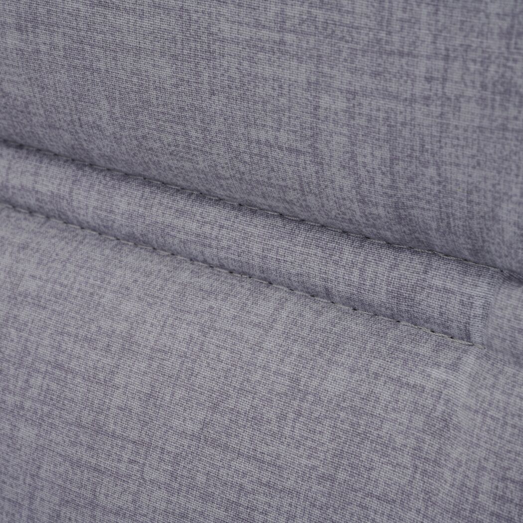 Hochlehner-Auflage 'Comfort' grau 48 x 120 x 6 cm