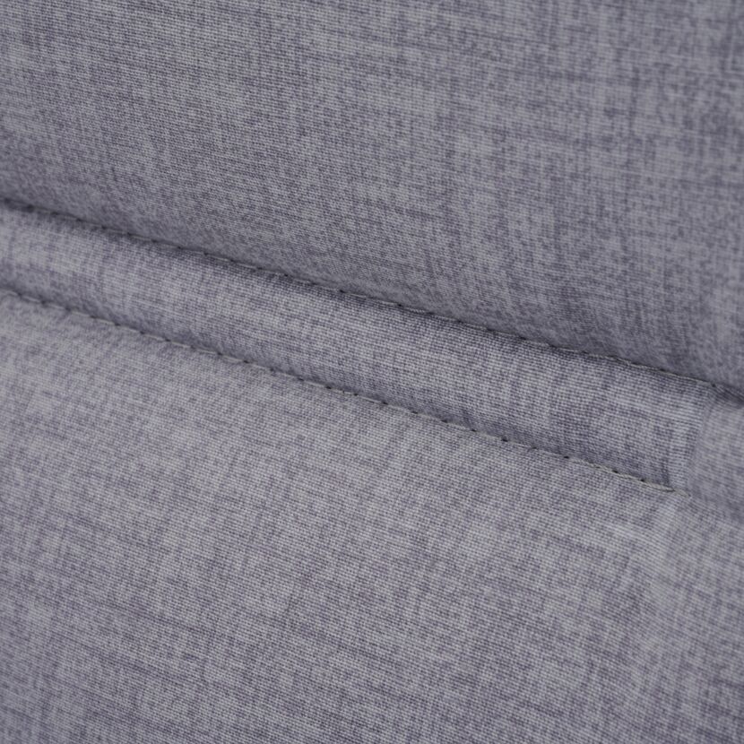 Hochlehner-Auflage 'Comfort' grau 48 x 120 x 6 cm