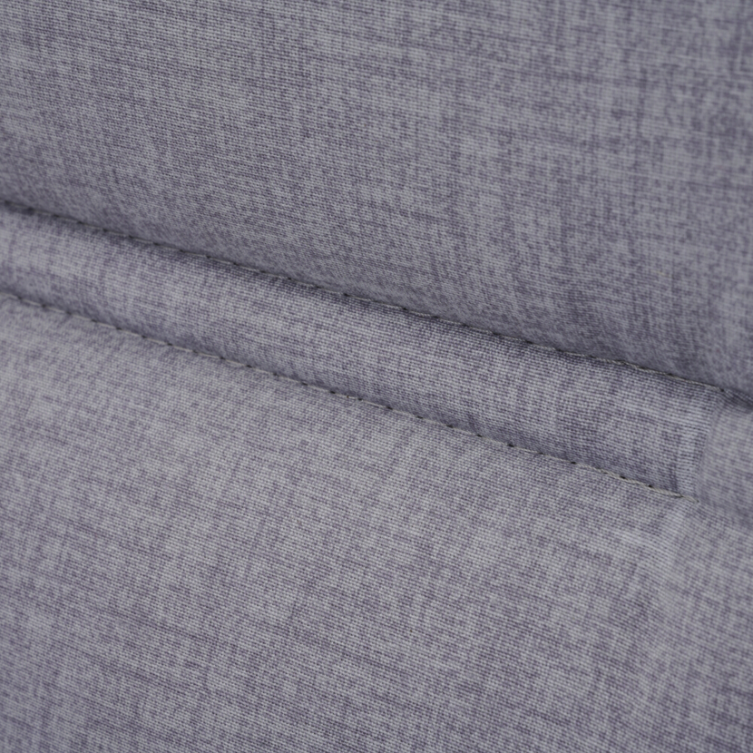 Hochlehner-Auflage 'Comfort' grau 48 x 120 x 6 cm