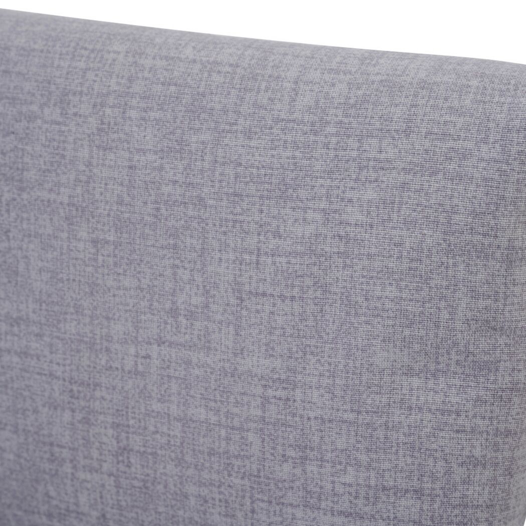 Hochlehner-Auflage 'Comfort' grau 48 x 120 x 6 cm