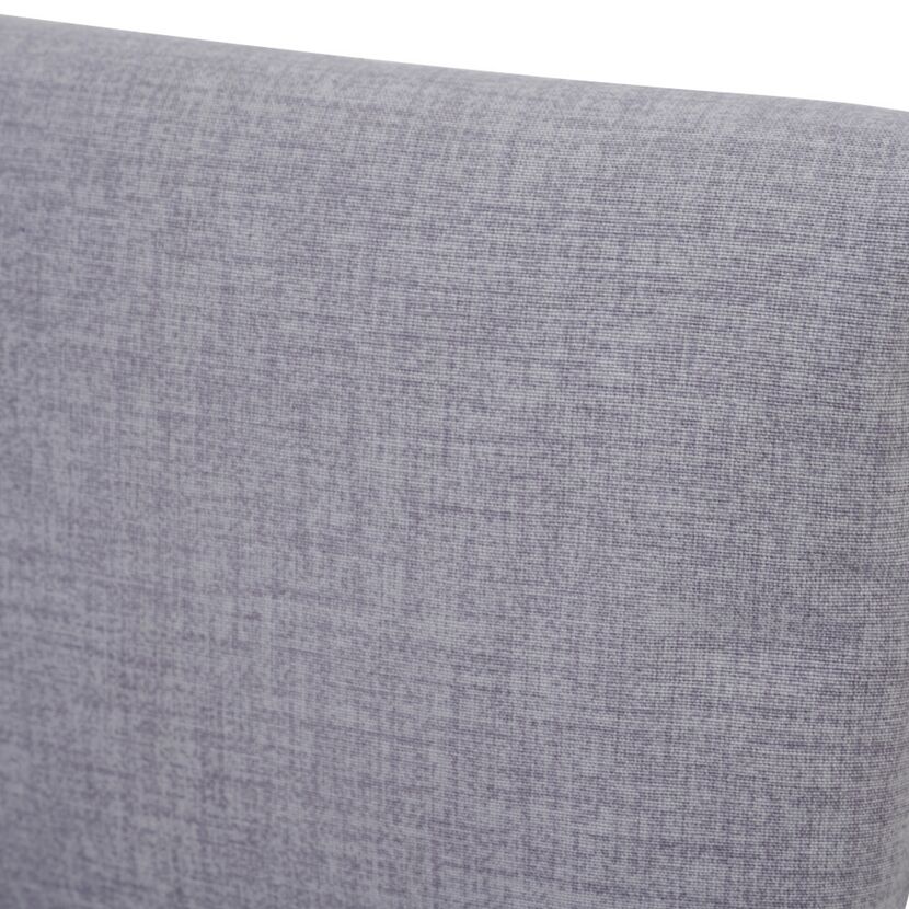 Hochlehner-Auflage 'Comfort' grau 48 x 120 x 6 cm