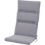 Sesselauflage 'Comfort' grau 48 x 120 x 6 cm