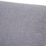 Sesselauflage 'Comfort' grau 48 x 120 x 6 cm