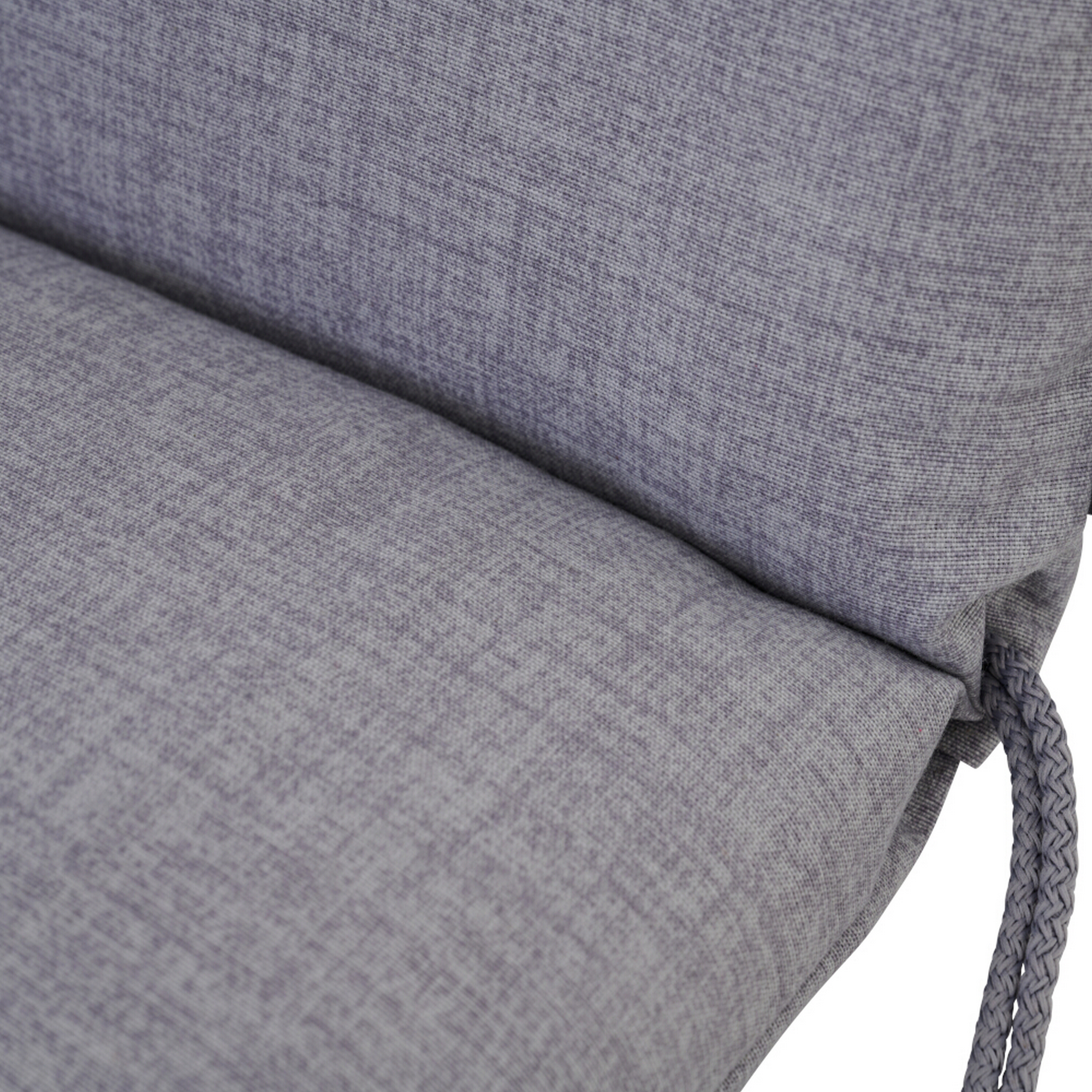 Sesselauflage 'Comfort' grau 48 x 110 x 6 cm