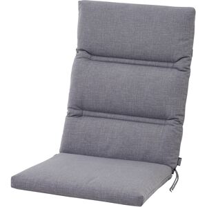 Sesselauflage 'Comfort' grau 48 x 110 x 6 cm