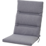 Sesselauflage 'Comfort' grau 48 x 110 x 6 cm