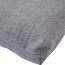 Bankauflage 'Comfort' grau 140 x 44 x 6 cm