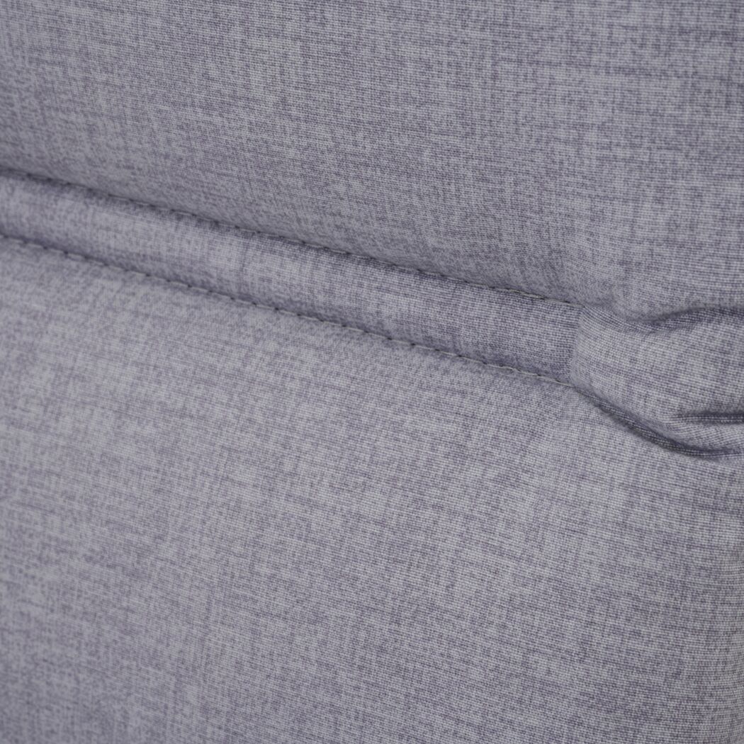 Liegestuhl-Auflage 'Comfort' grau 48 x 96 x 6 cm