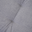 Bankauflage 'Comfort' grau 44 x 110 x 6 cm