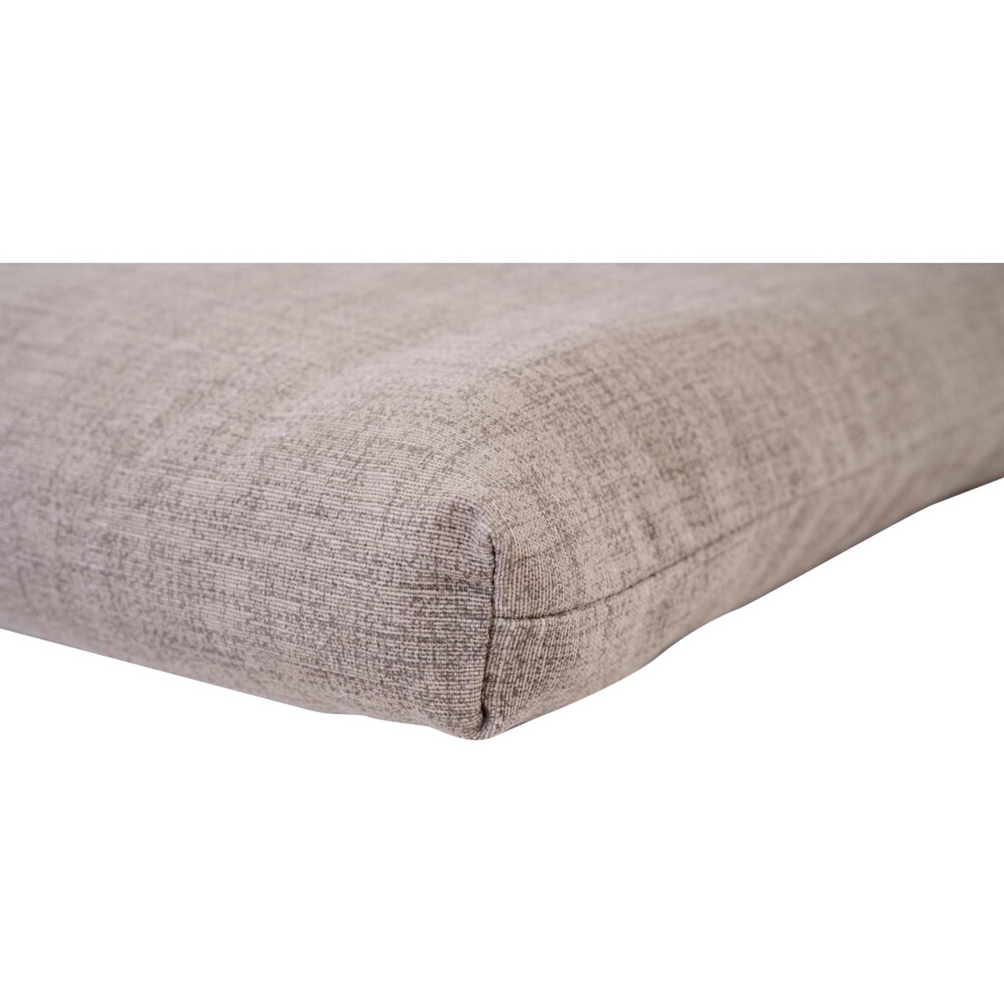 Sesselauflage 'Comfort' taupe 48 x 96 x 6 cm