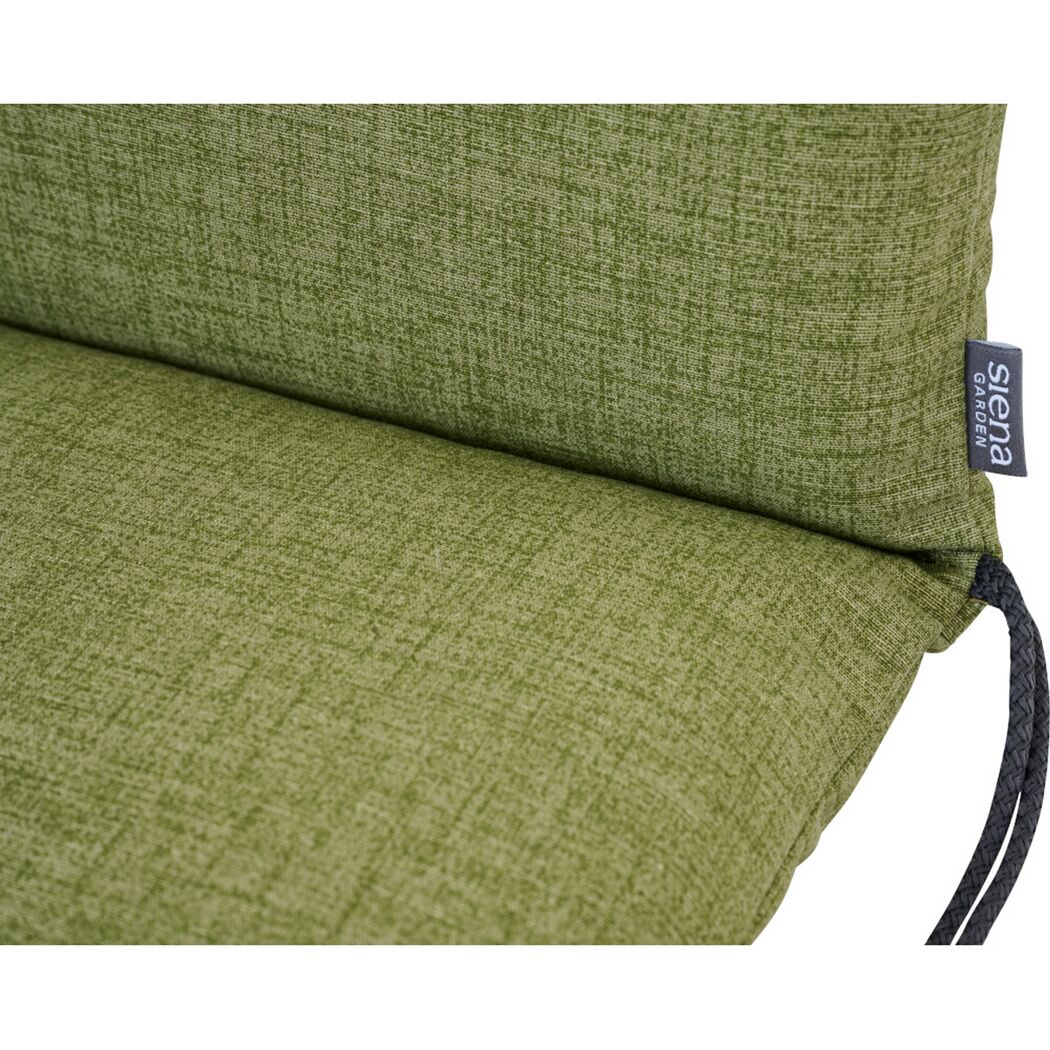 Hochlehner-Auflage 'Comfort' olivgrün 48 x 120 x 6 cm