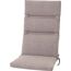 Hochlehner-Auflage 'Comfort' taupe 48 x 120 x 6 cm