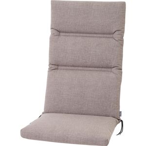 Sesselauflage 'Comfort' taupe 48 x 120 x 6 cm