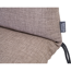 Sesselauflage 'Comfort' taupe 48 x 120 x 6 cm