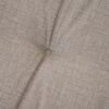 Bankauflage 'Comfort' taupe 140 x 44 x 6 cm