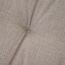 Bankauflage 'Comfort' taupe 140 x 44 x 6 cm