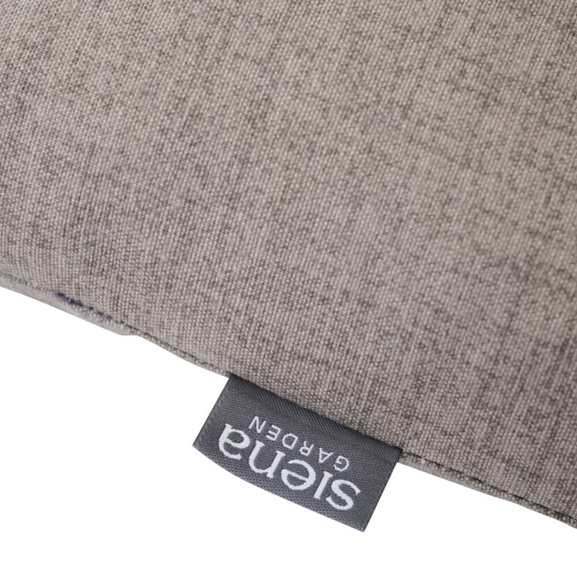 Bankauflage 'Comfort' taupe 140 x 44 x 6 cm